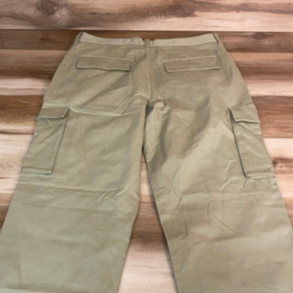 Madewell‎ Mens Cargo Pants Olive Green Khaki 100% Cotton Size 36x32